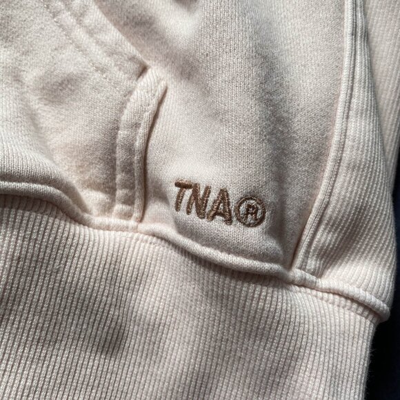 Tna Terry Fleece Boyfriend Boxy Zip Hoodie (Gd Oracle Pink) - Picture 3 of 6